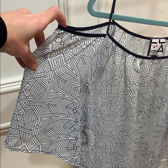 Navy Blue/ White small top boho hippy - Picture 5 of 5